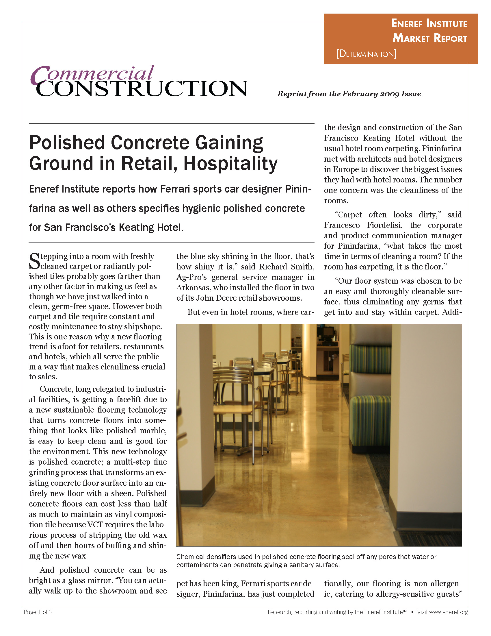 Commercial Construction Magazine Eneref Institute